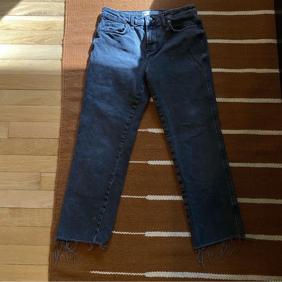 Free People • Black Raw Hem Jeans - Picture 6 of 11